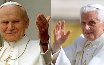 Giovanni Paolo II e Benedetto XVI agli Scout d’Europa