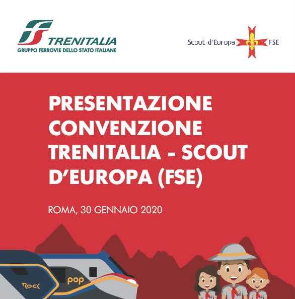 Presentazione Convenzione Trenitalia – Scout d’Europa FSE