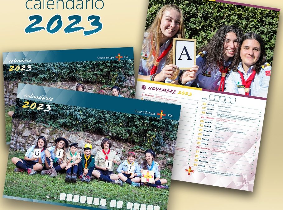 Calendario scout 2023 – “Giocare il Gioco”